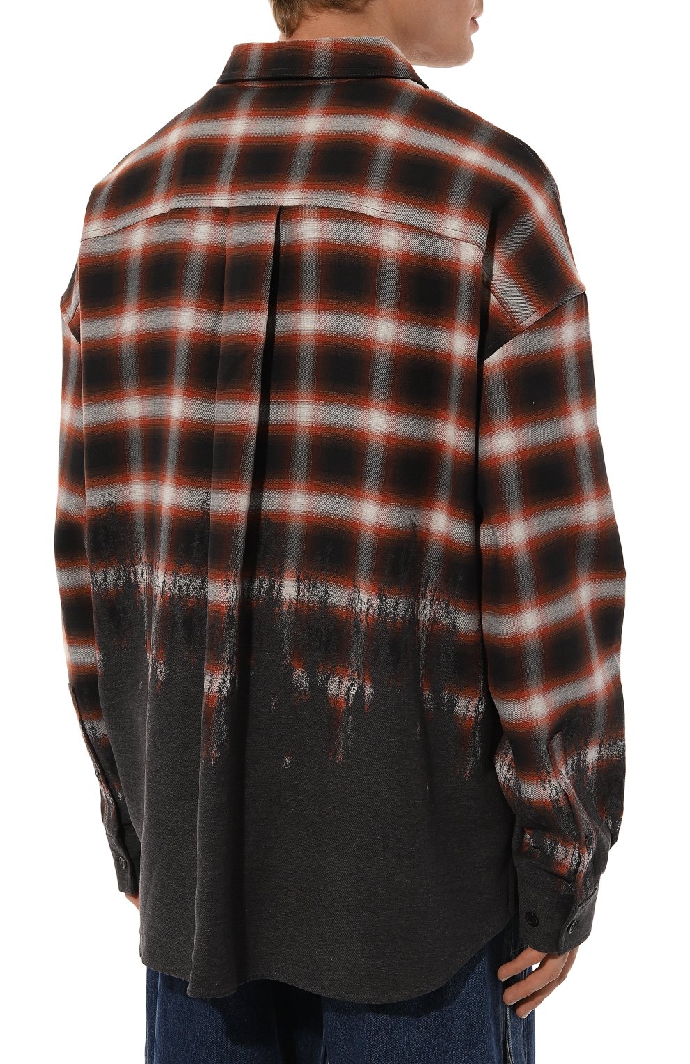 Хлопковая рубашка JUUN.J разноцветного цвета по цене 63400 руб., арт. JC4964P01/D, фото 4 Хлопковая рубашка JUUN.J, арт. JC4964P01/D, фото 4