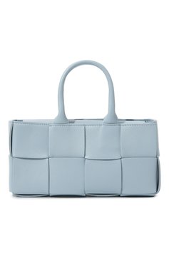 Женская сумка arco mini BOTTEGA VENETA светло-голубого цвета, арт. 776778/VCQC2 | Фото 1 (Ремень/цепочка: На ремешке; Размер: mini; Драгоценные камни: Проставлено; Материал сплава: Проставлено; Материал: Натуральная кожа)