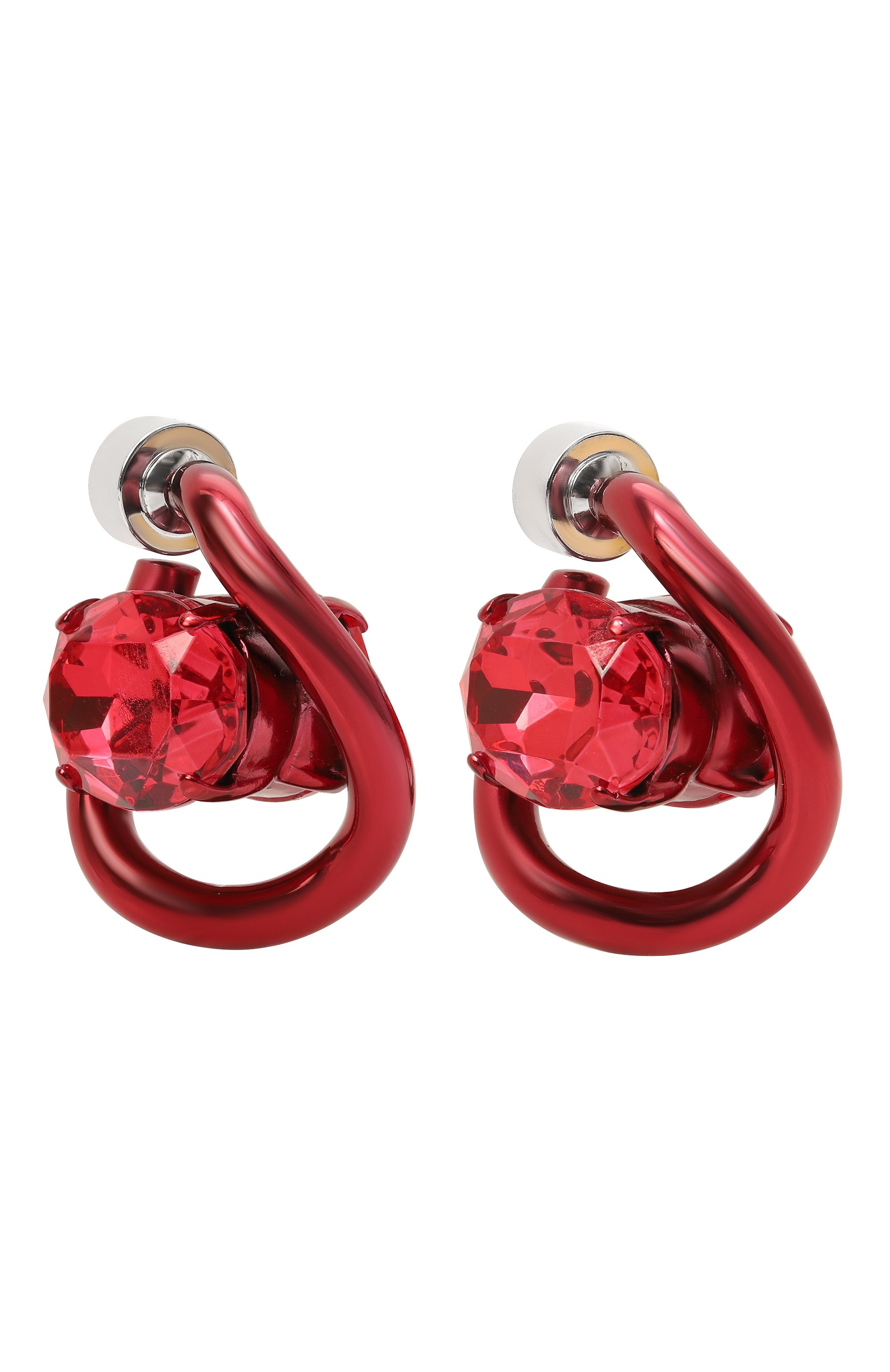 Серьги MARNI красного цвета по цене 41150 руб., арт. 0RMV0448N3 P6527, фото 3 Серьги MARNI, арт. 0RMV0448N3 P6527, фото 3