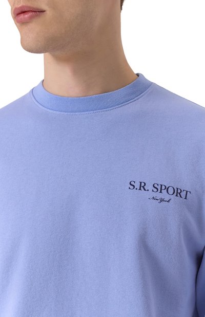 Хлопковый свитшот SPORTY AND RICH, арт. ST071612201BL59, фото 5