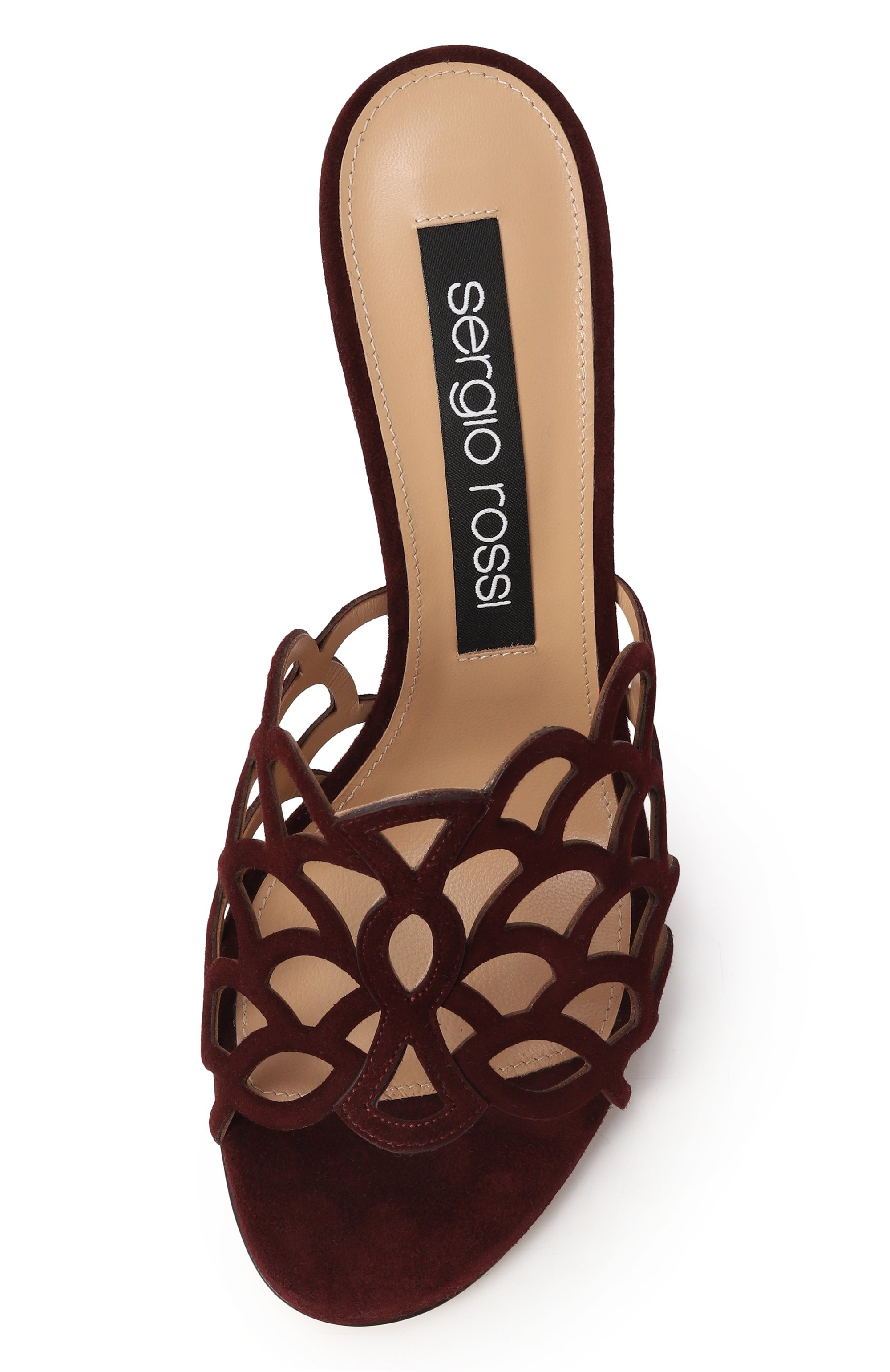 Замшевые мюли mermaid SERGIO ROSSI, арт. B06960/MCAZ01, фото 6