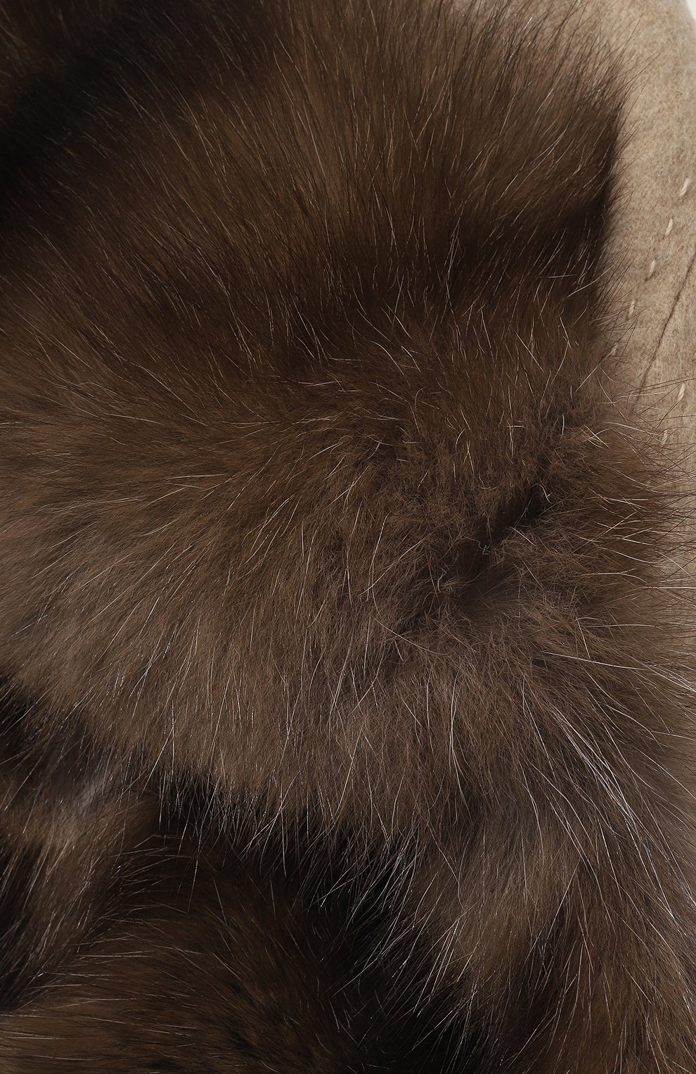 Кашемировая шапка-ушанка с мехом соболя BLACK SABLE, арт. BS-47CF7, фото 3