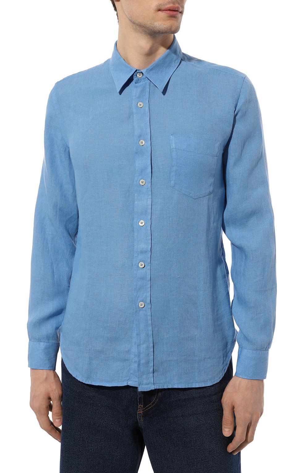 Льняная рубашка 120% LINO, арт. Y0M1425/0000115/000, фото 3