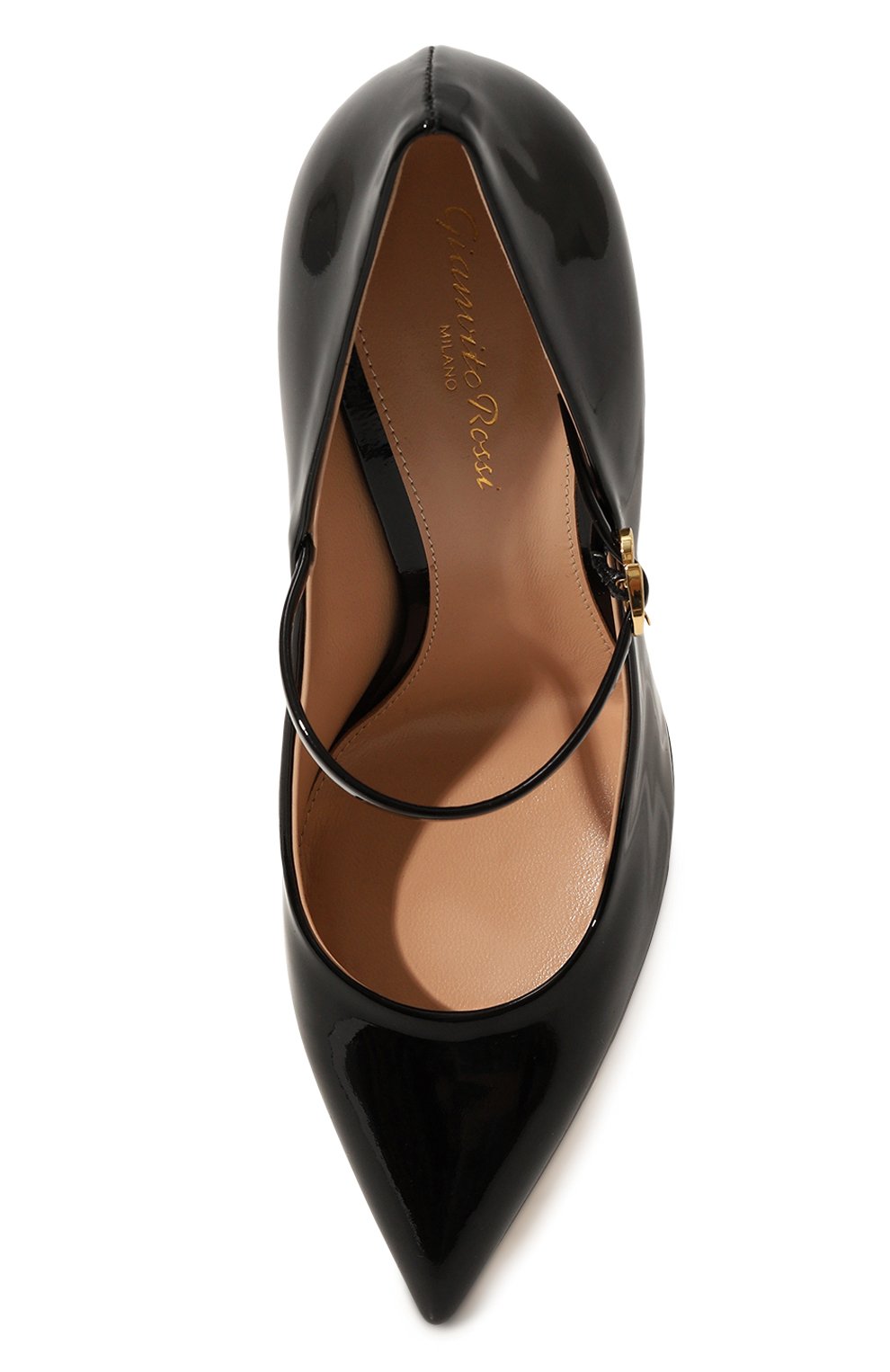 Кожаные туфли ribbon jane 100 GIANVITO ROSSI, арт. G22235.00RIC.VERNER0, фото 6