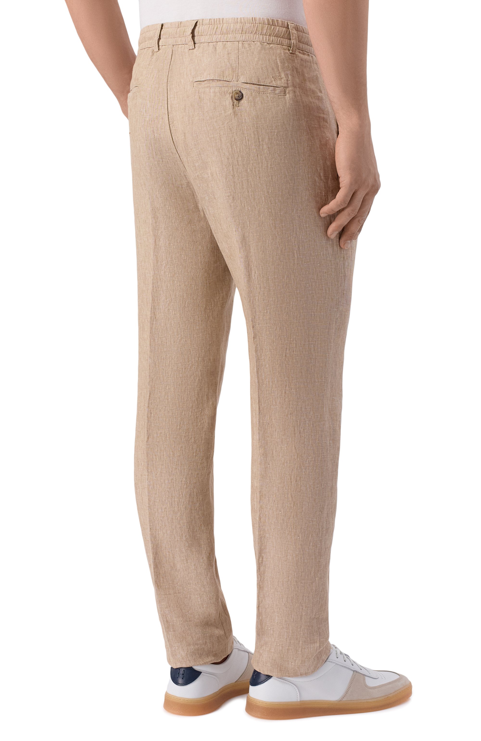 Льняные брюки PAUL&SHARK, арт. 25414041, фото 4