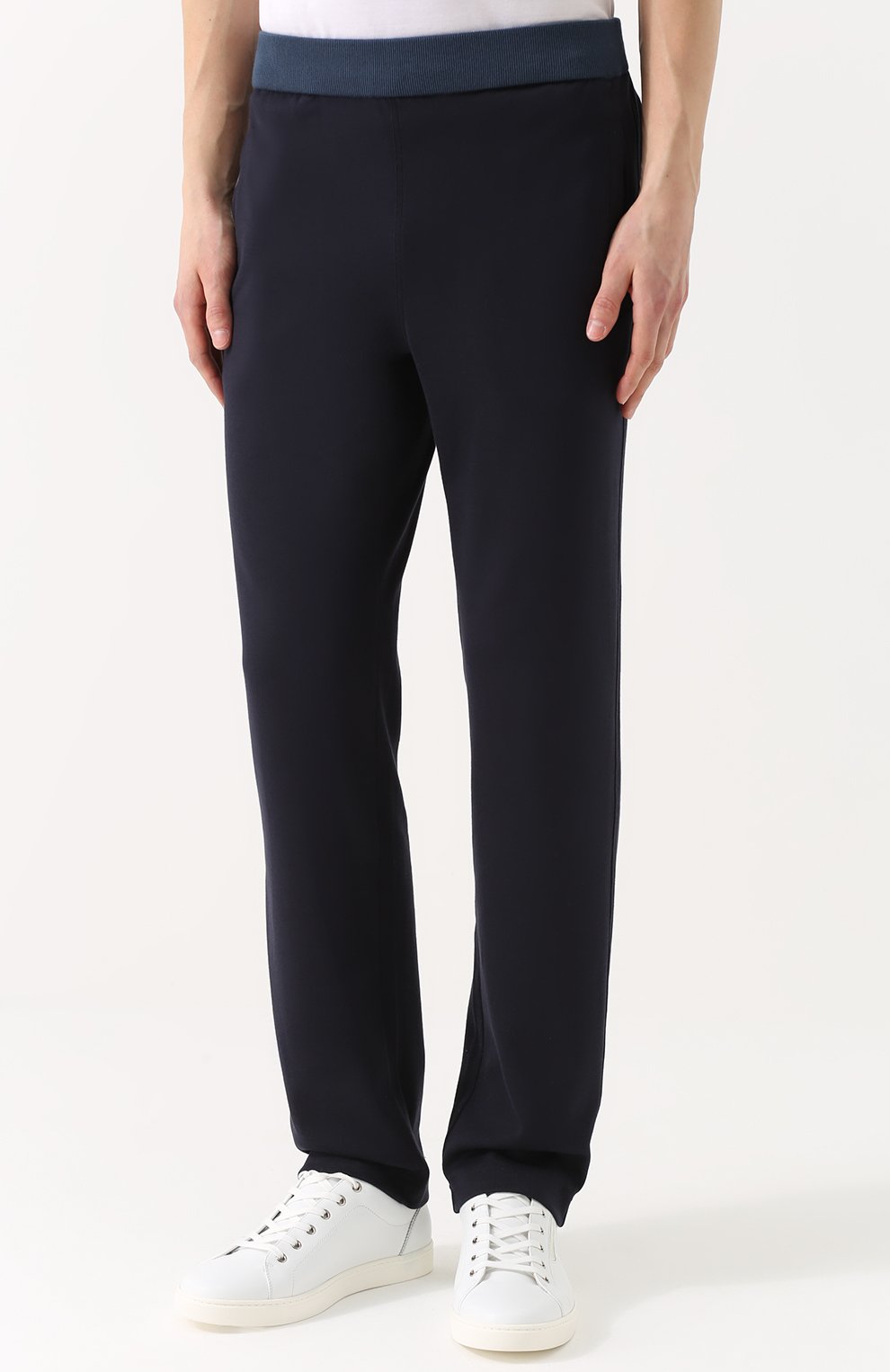 Хлопковые спортивные брюки прямого кроя BRIONI, арт. UJ4D/P3607, фото 3