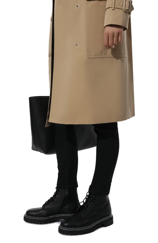 Кожаные ботинки Proenza Schouler Чёрный, фото 3