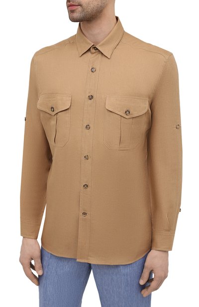 Льняная рубашка LORO PIANA, арт. FAL6142, фото 3