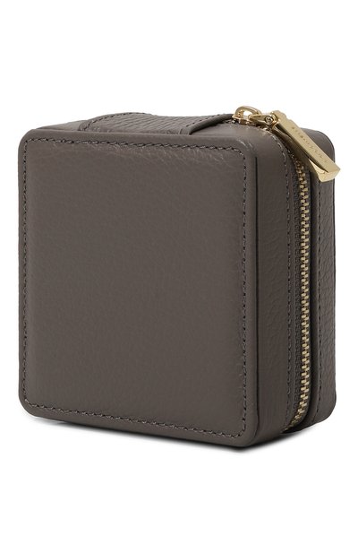 Кожаный футляр для украшений COCCINELLE серого цвета по цене 10780 руб., арт. E2QI0150101, фото 2 Кожаный футляр для украшений COCCINELLE, арт. E2QI0150101, фото 2