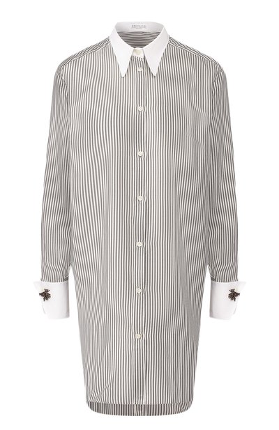 Женская хлопковая рубашка BRUNELLO CUCINELLI, арт. MF771N0816