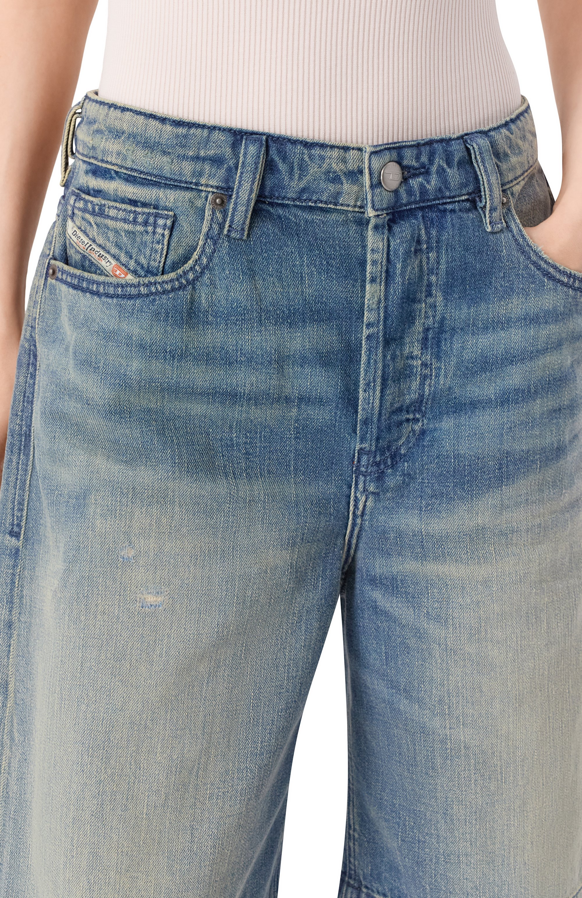 Джинсовые шорты DIESEL, арт. A14051/0DBEC, фото 5