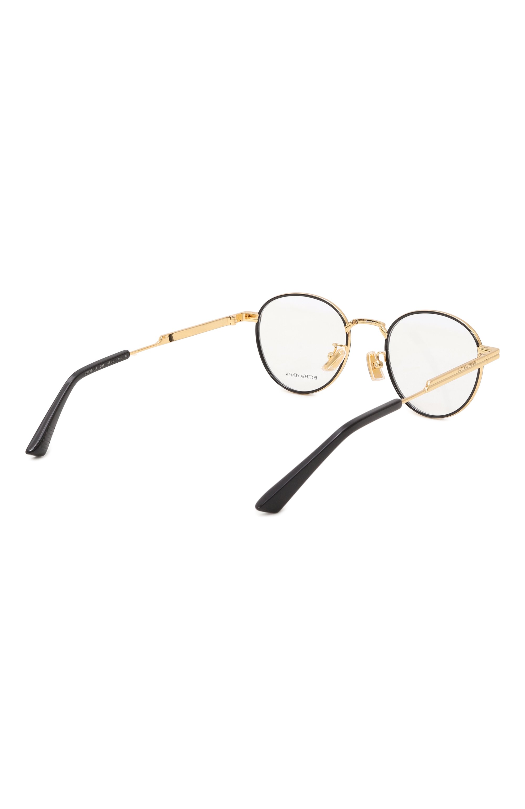 Оправа BOTTEGA VENETA золотого цвета по цене 42900 руб., арт. BV13370J 001, фото 5 Оправа BOTTEGA VENETA, арт. BV13370J 001, фото 5