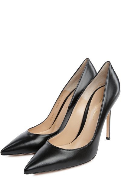 Кожаные туфли gianvito 105 на шпильке GIANVITO ROSSI черного цвета по цене 99100 руб., арт. G28470/LAMB, фото 2 Кожаные туфли gianvito 105 на шпильке GIANVITO ROSSI, арт. G28470/LAMB, фото 2