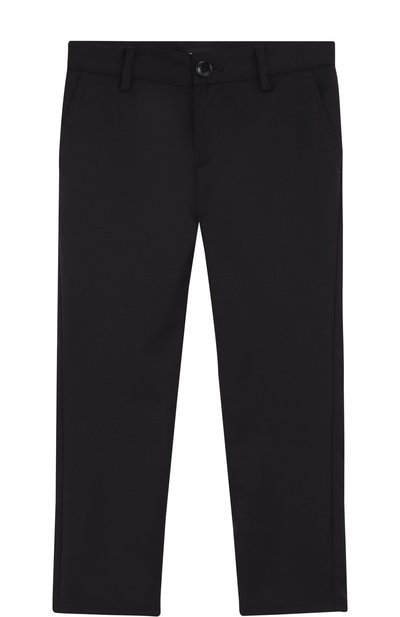 Шерстяные брюки прямого кроя EMPORIO ARMANI, арт. 6Z4P10/4N19Z, фото 1