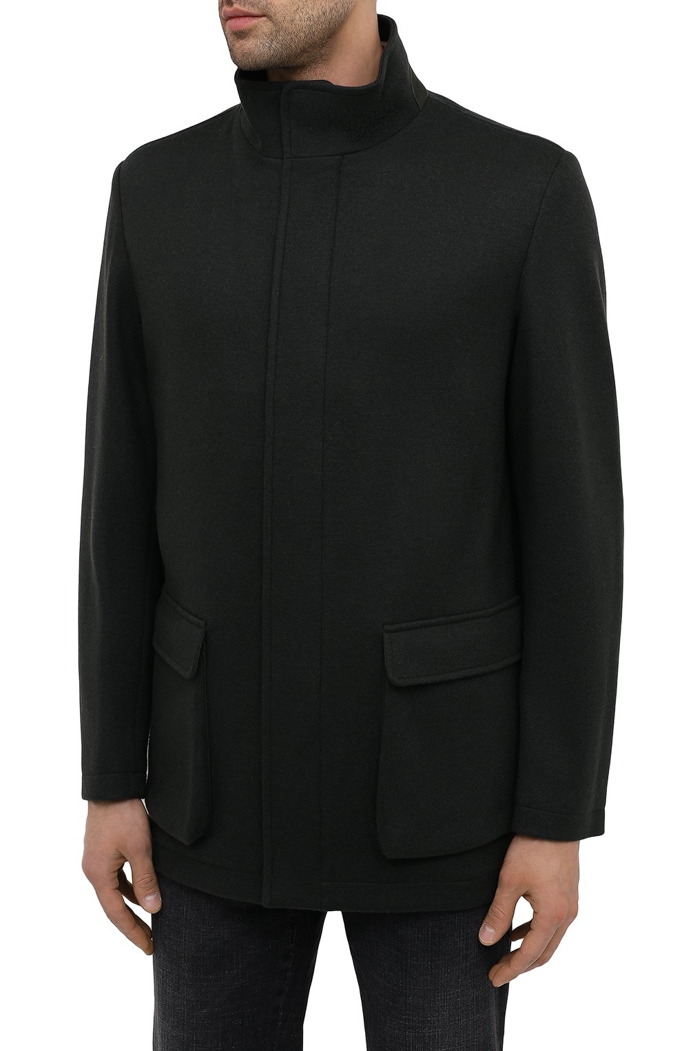 Кашемировая куртка LORO PIANA темно-зеленого цвета по цене 369500 руб., арт. FAL2231, фото 3 Кашемировая куртка LORO PIANA, арт. FAL2231, фото 3