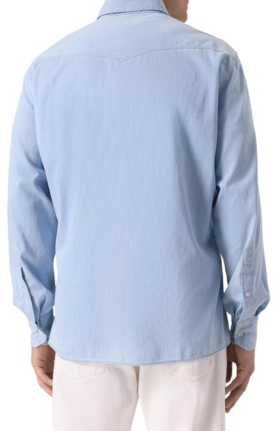 Джинсовая рубашка BRUNELLO CUCINELLI, арт. MR6834008, фото 4