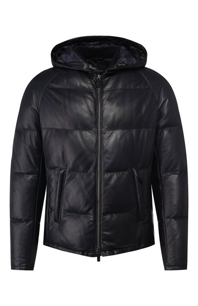 Мужская кожаный пуховик GIORGIO ARMANI, арт. 5SR50P/5SP50