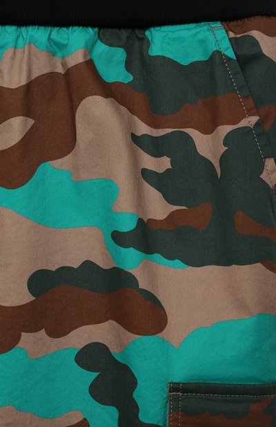 Хлопковые шорты MONCLER разноцветного цвета по цене 28050 руб., арт. G1-954-2B704-20-5956Z/12-14A, фото 3 Хлопковые шорты MONCLER, арт. G1-954-2B704-20-5956Z/12-14A, фото 3