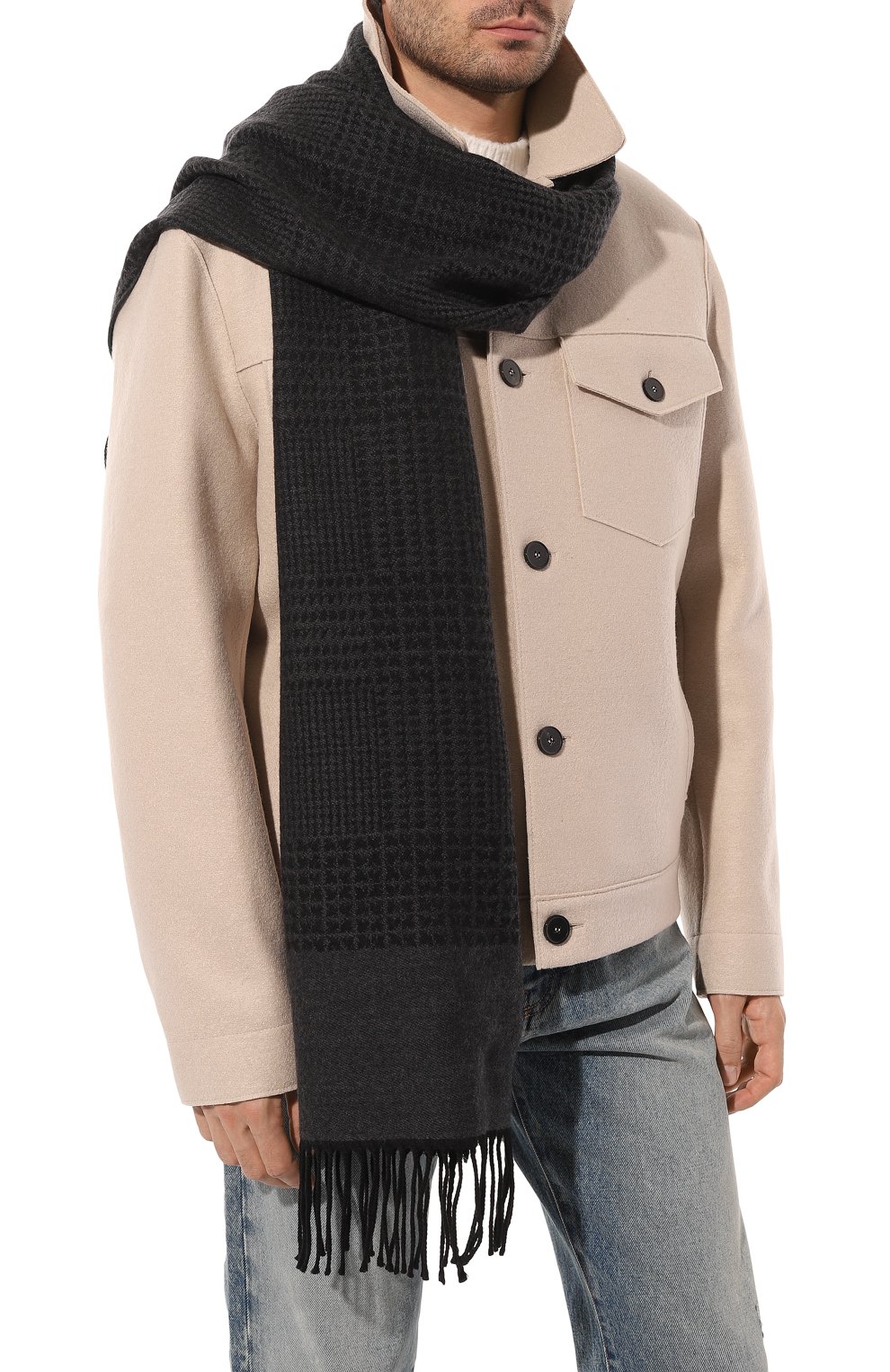Шерстяной шарф CANALI, арт. 06/TF00271, фото 3