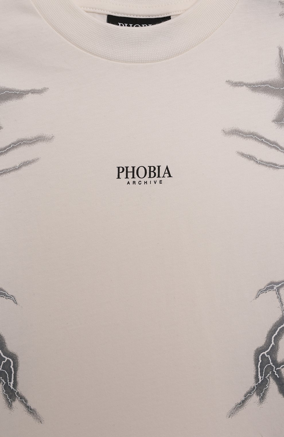 Хлопковая футболка PHOBIA ARCHIVE, арт. PHK00565, фото 3