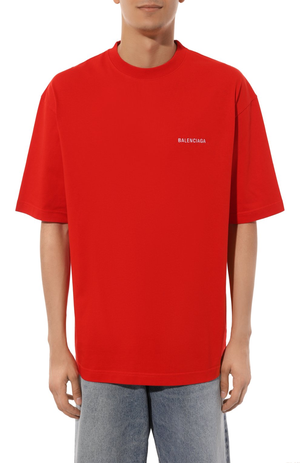 Хлопковая футболка BALENCIAGA, арт. 612966/TMVF4, фото 3