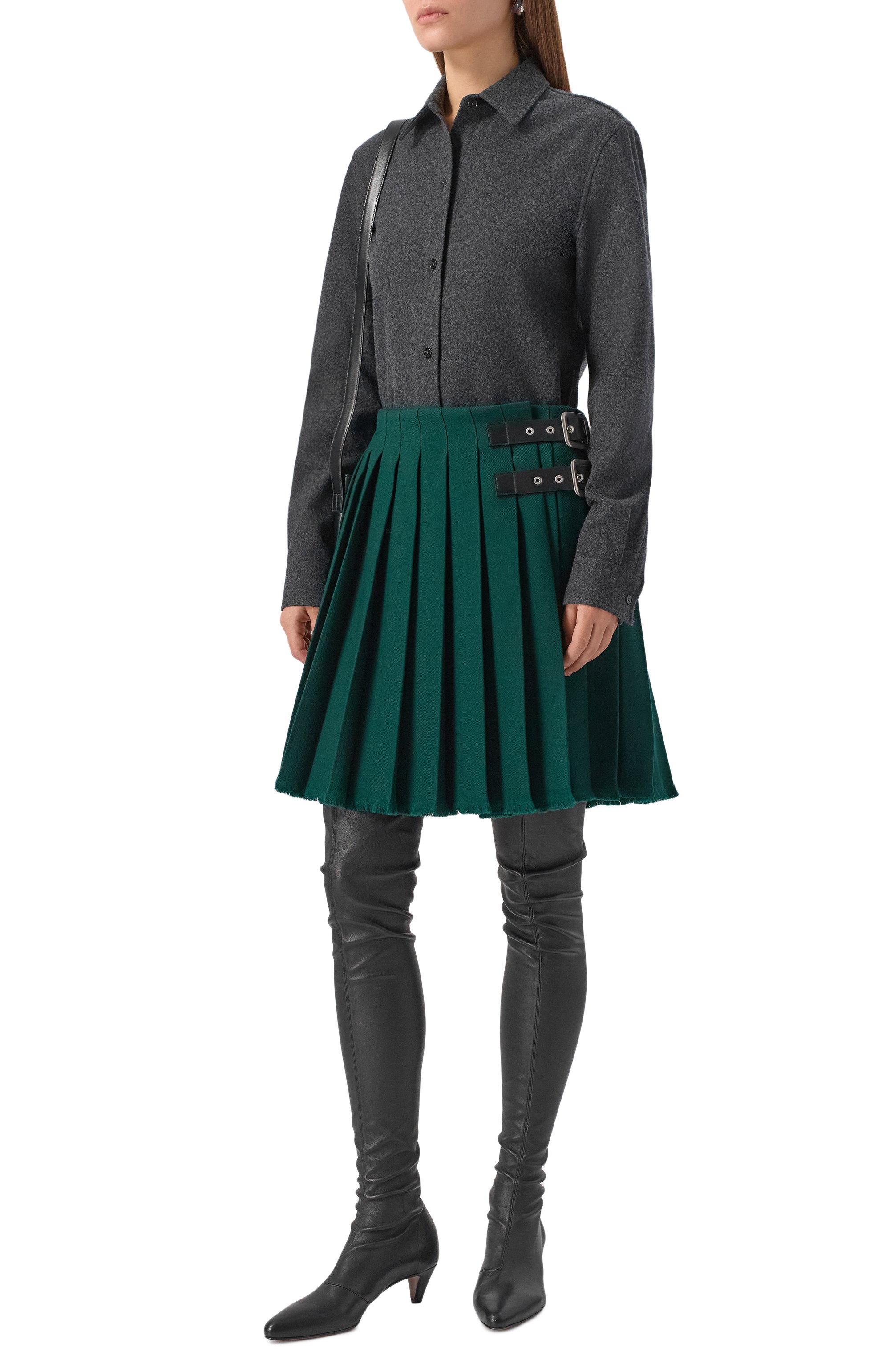 Плиссированная юбка JIL SANDER, арт. J02MA0314/J40225, фото 2