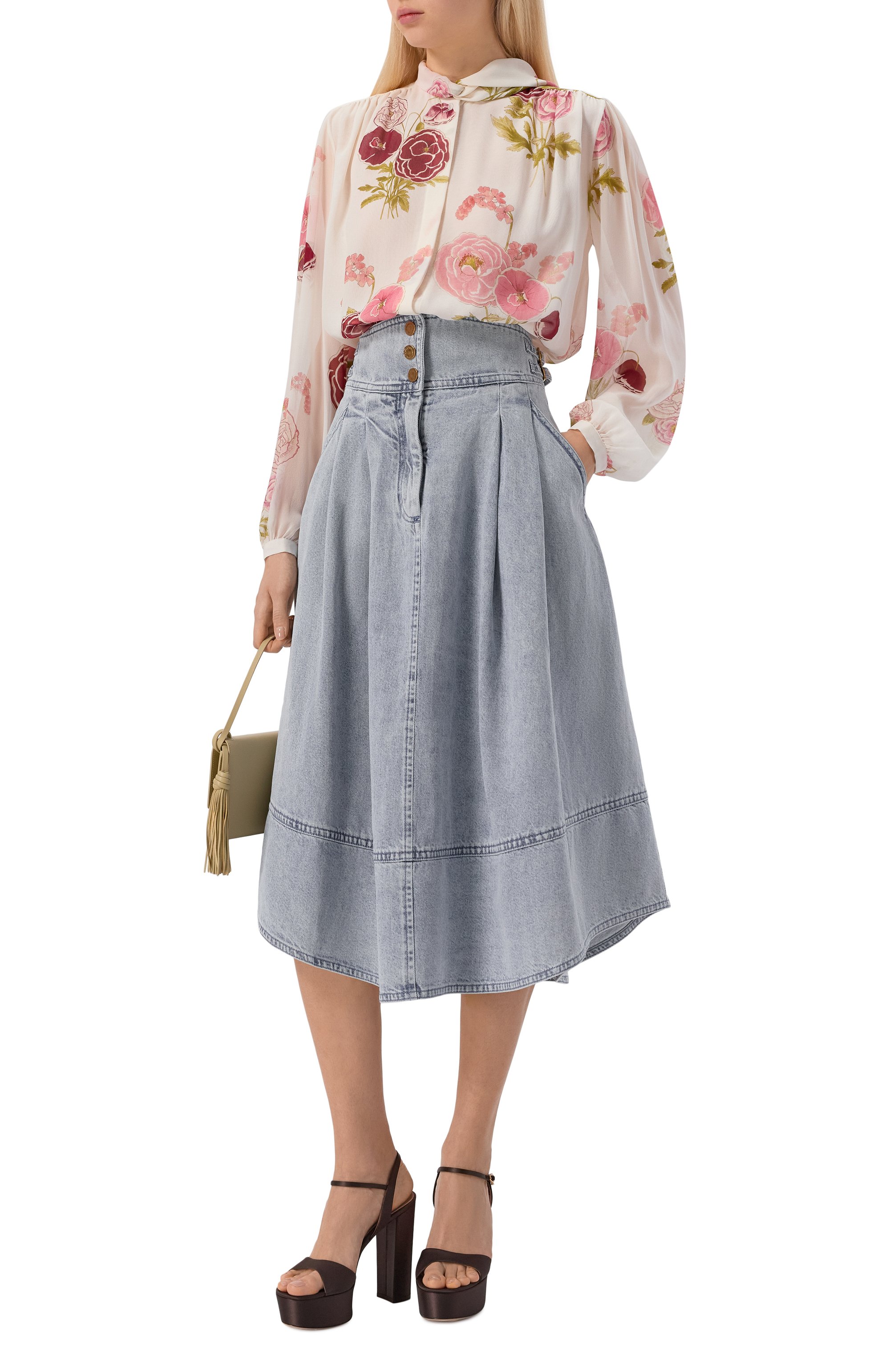 Джинсовая юбка ZIMMERMANN, арт. 6382SC26R, фото 2