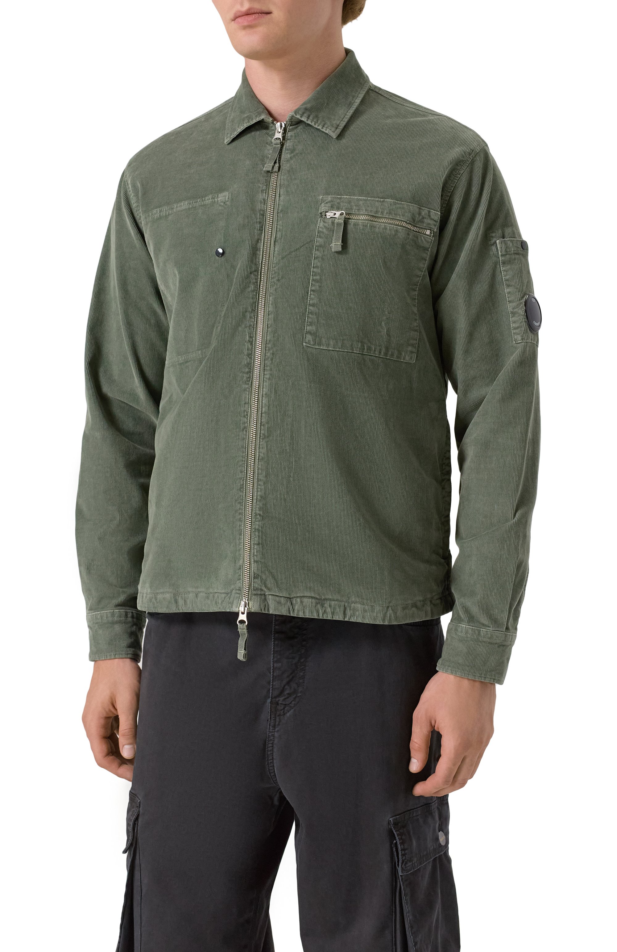 Вельветовая куртка-рубашка C.P. COMPANY, арт. 19CM0S097A0064100, фото 3