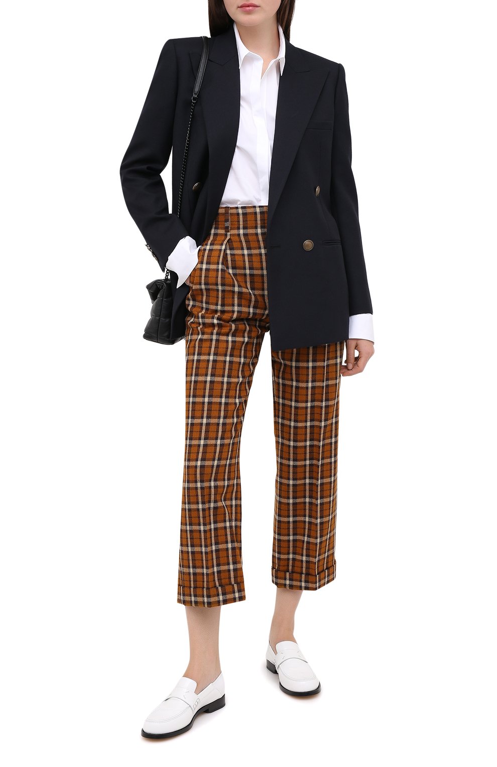 Шерстяные брюки SAINT LAURENT, арт. 627259/Y3B48, фото 2