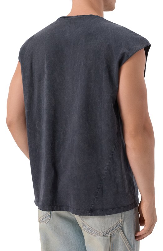 Хлопковая майка Dsquared2 S74GD1540/D20108 Серый  S74GD1540/D20108 Фото 4