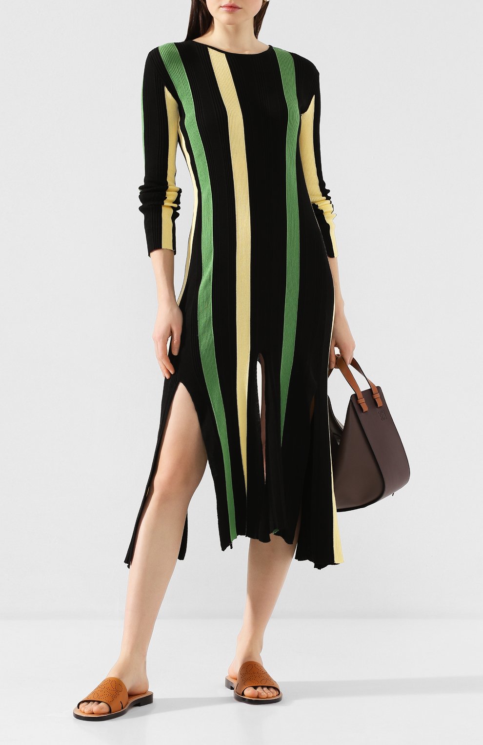 Кожаные шлепанцы LOEWE, арт. 453.10.860, фото 2