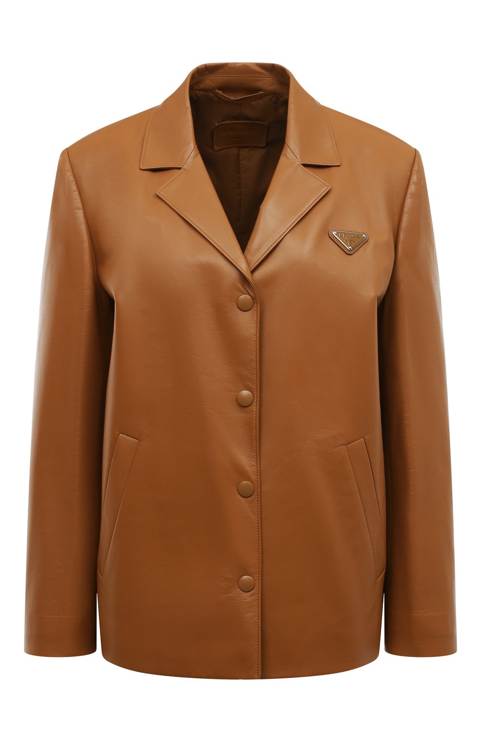 Кожаный жакет PRADA, арт. 55800-08P-F0018, фото 1
