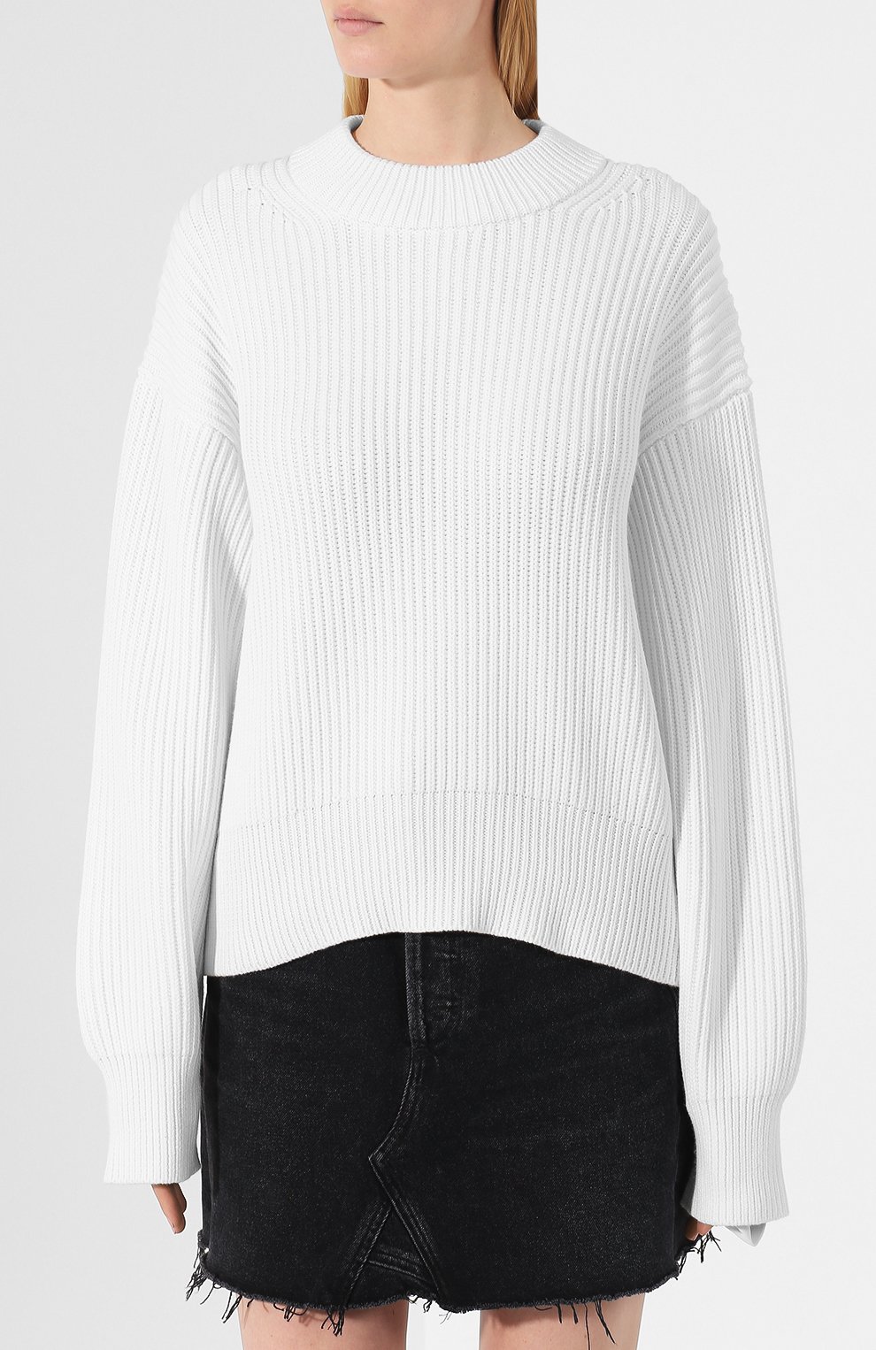 Пуловер из смеси хлопка и шерсти HELMUT LANG, арт. J05HW703, фото 3