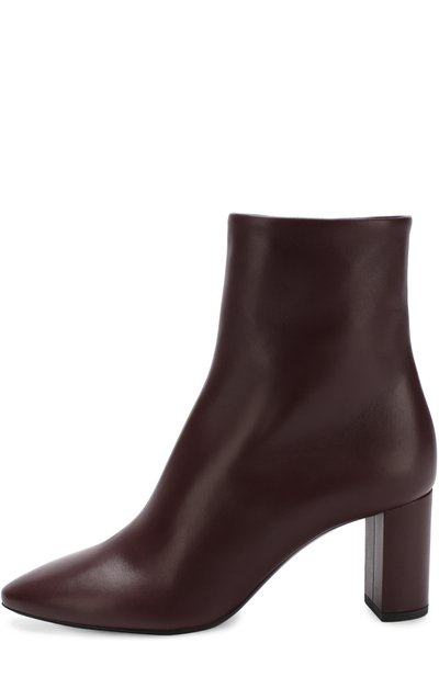 Кожаные ботильоны lou на устойчивом каблуке SAINT LAURENT, арт. 527495/0RR00, фото 3