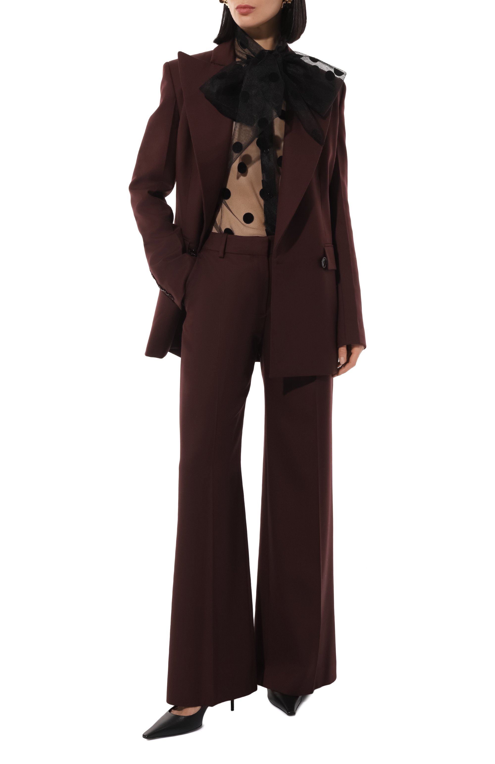 Шерстяные брюки NINA RICCI, арт. 24ACPA005/WV0322, фото 2