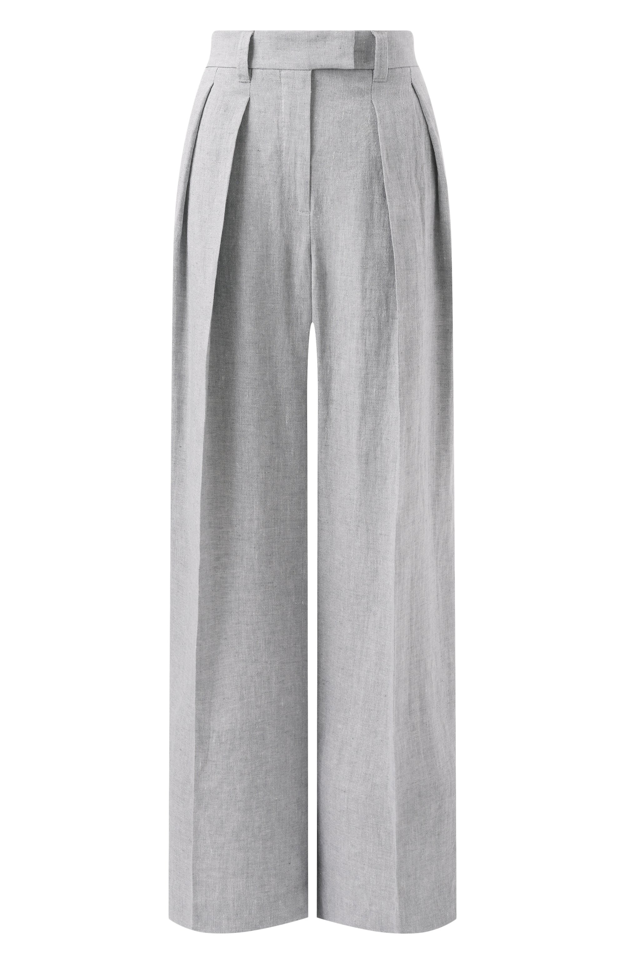 Льняные брюки BRUNELLO CUCINELLI, арт. MH547P8512, фото 1