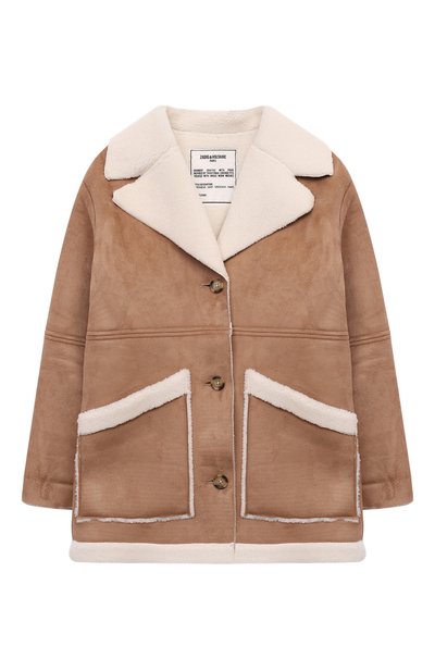 Дубленка из экомеха ZADIG AND VOLTAIRE, ар�т. X60201