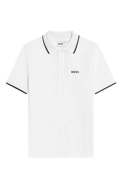 Хлопковое поло BOSS, арт. J25P26