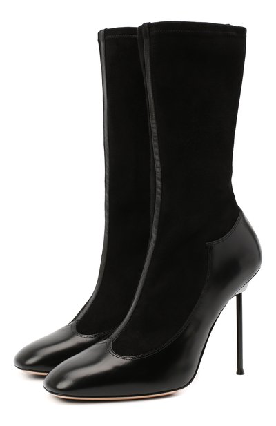 Кожаные ботильоны GIORGIO ARMANI, арт. X1N138/XG648, фото 1