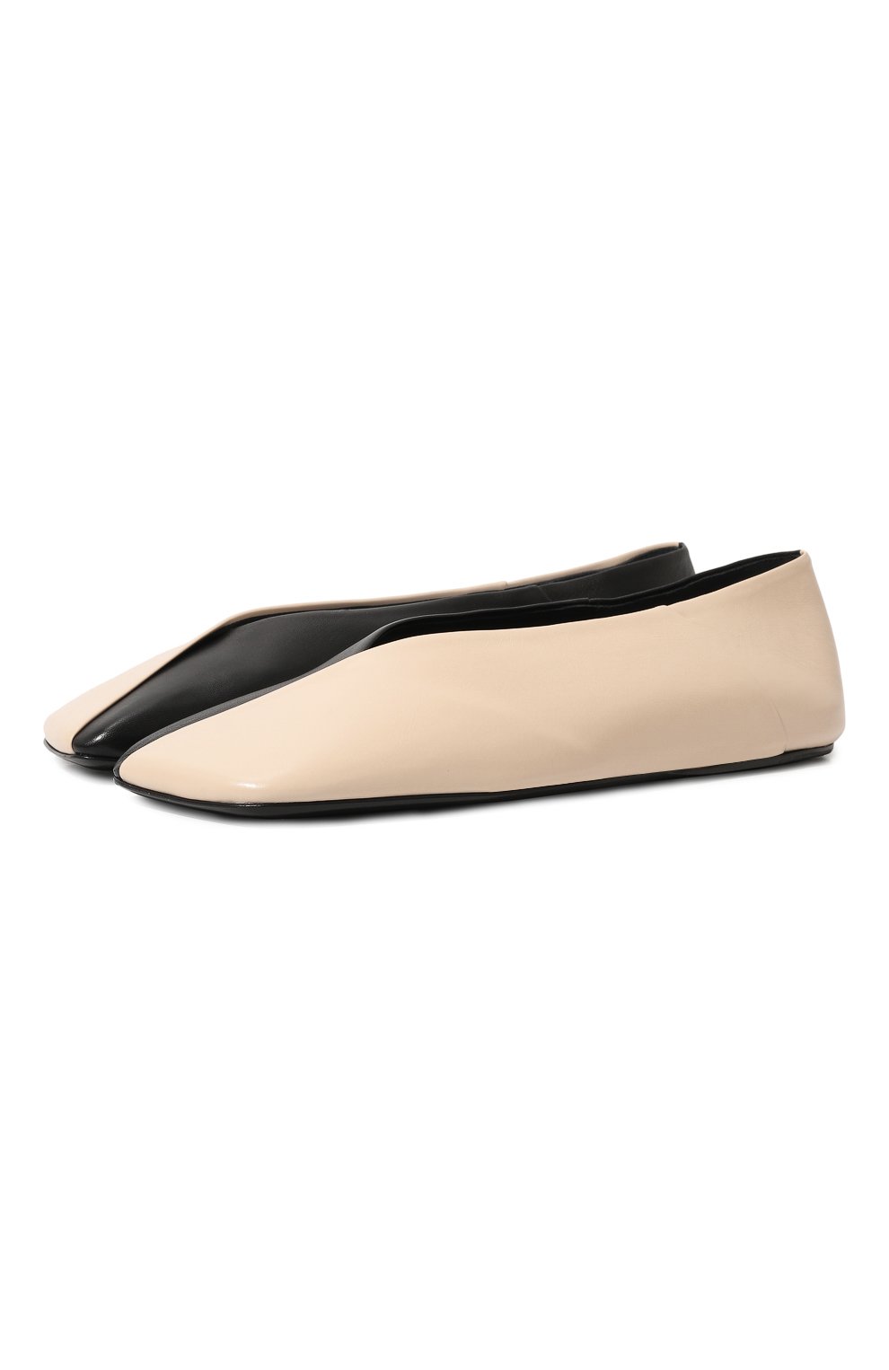 Кожаные балетки JIL SANDER, арт. J57WZ0001/P6441, �фото 1