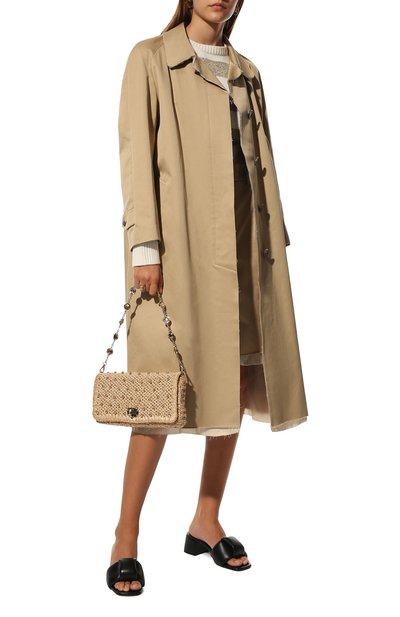 Хлопковый тренч MIU MIU, арт. MS1893-1UPX-F0065, фото 2