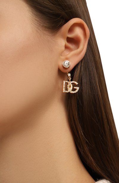 Серьги DOLCE & GABBANA, арт. WEN6L1 W1111/G0LD, фото 2
