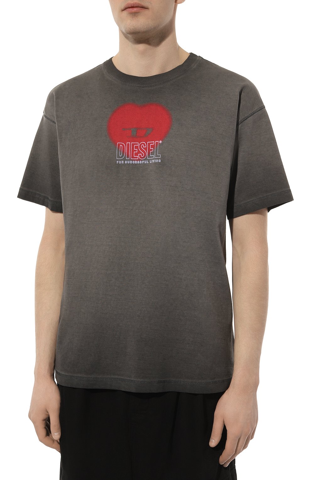 Хлопковая футболка DIESEL, арт. A13395/0AMDA, фото 3