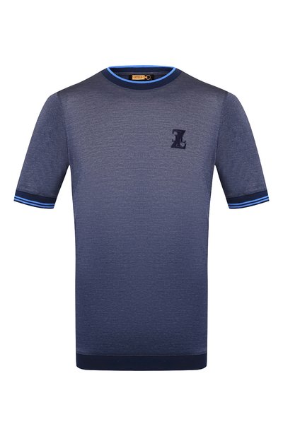 Джемпер из смеси шелка и хлопка ZILLI, арт. MET-NT300-JELU1/MC02, фото 1