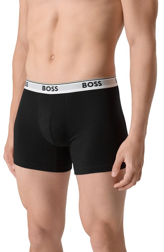 Комплект из трех боксеров BOSS 50531691 Хаки  50531691 Фото 4