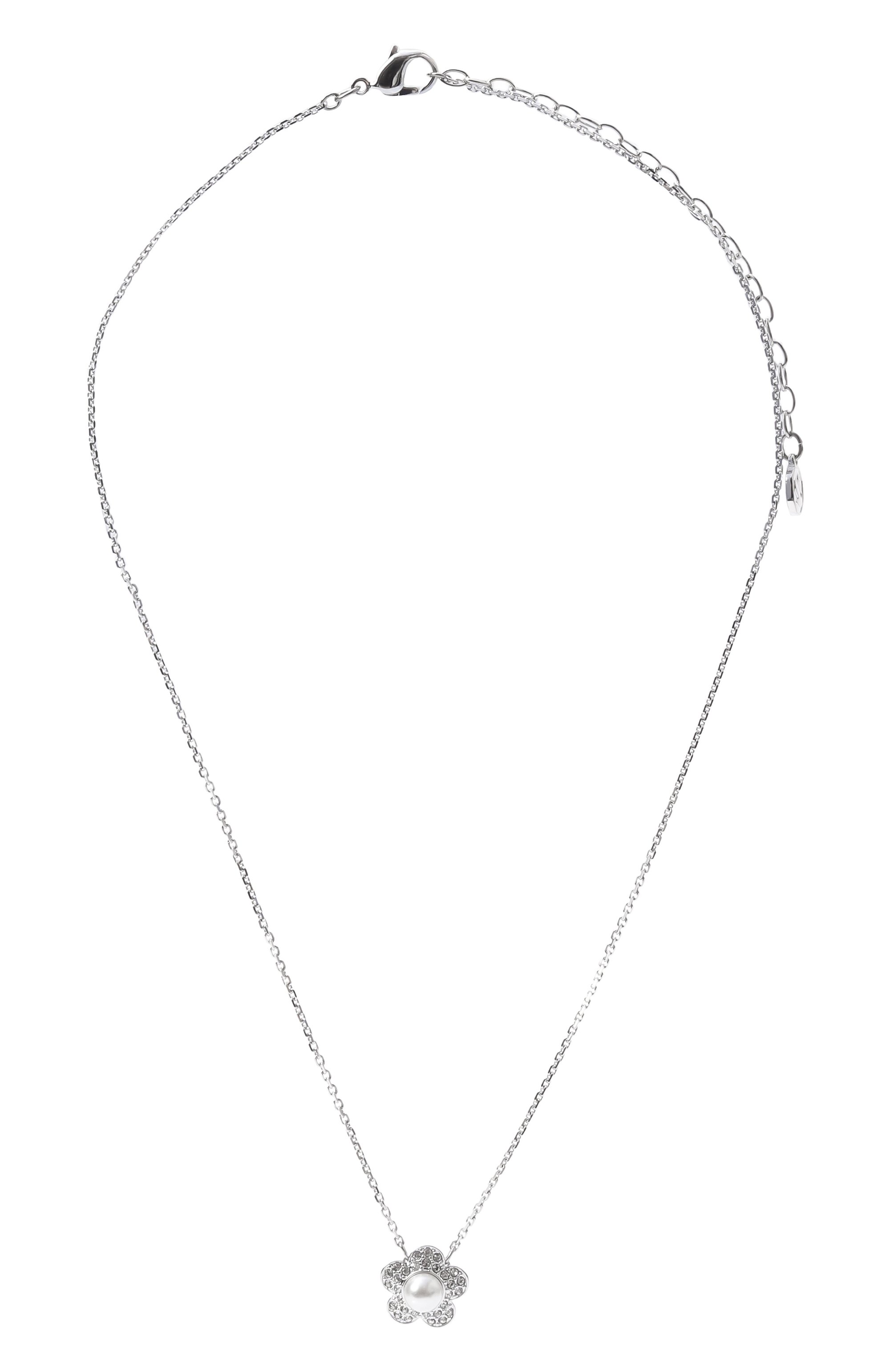 Колье ariana grande x swarovsky SWAROVSKI серебряного цвета по цене 19850 руб., арт. 5755817, фото 1 Колье ariana grande x swarovsky SWAROVSKI, арт. 5755817, фото 1