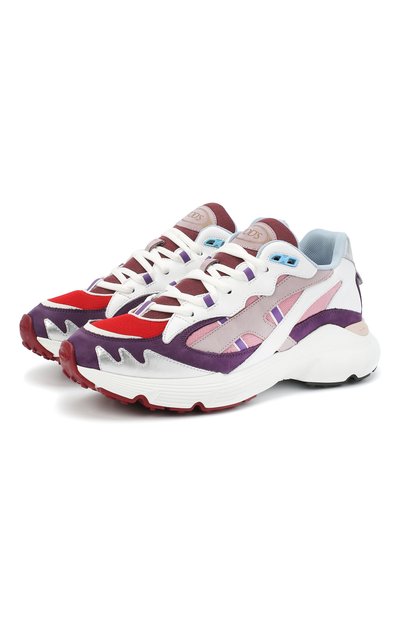 Комбинированные кроссовки TOD’S разноцветного цвета по цене 69950 руб., арт. XXW54C0DP500VY, фото 1 Комбинированные кроссовки TOD’S, арт. XXW54C0DP500VY, фото 1