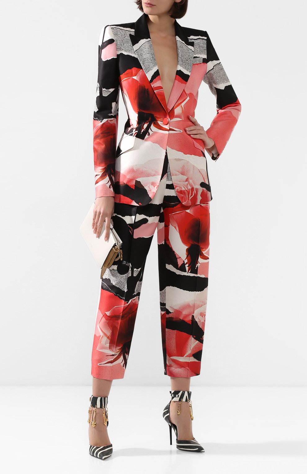 Жакет из смеси шерсти и шелка ALEXANDER MCQUEEN, арт. 577582/QCAAI, фото 2