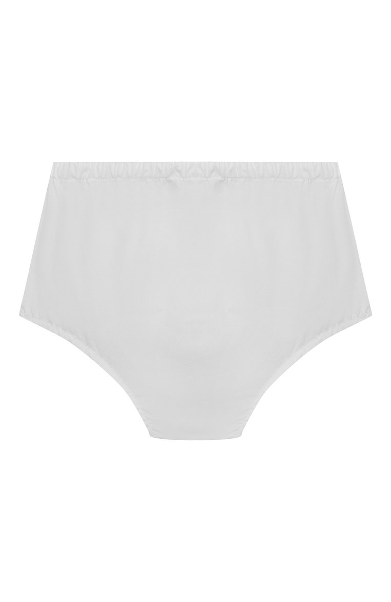 Женский комплект из платья и шорт DOLCE & GABBANA белого цвета, арт. L2JD9D/G7NXV | Фото 6 (Материал внешний: Хлопок; Нос: Не проставлено; Ростовка одежда: 12 мес | 80 см, 9 мес | 74 см)