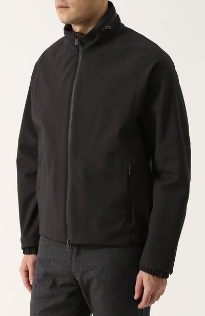 Бомбер 175lp на молнии с воротником-стойкой LORO PIANA, арт. FAG4272, фото 3